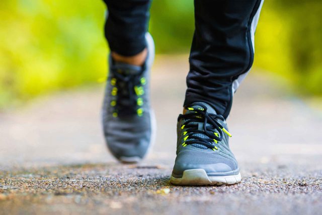 sneakers walking