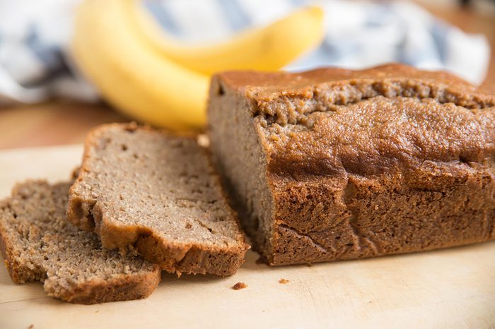 Banana bread. 