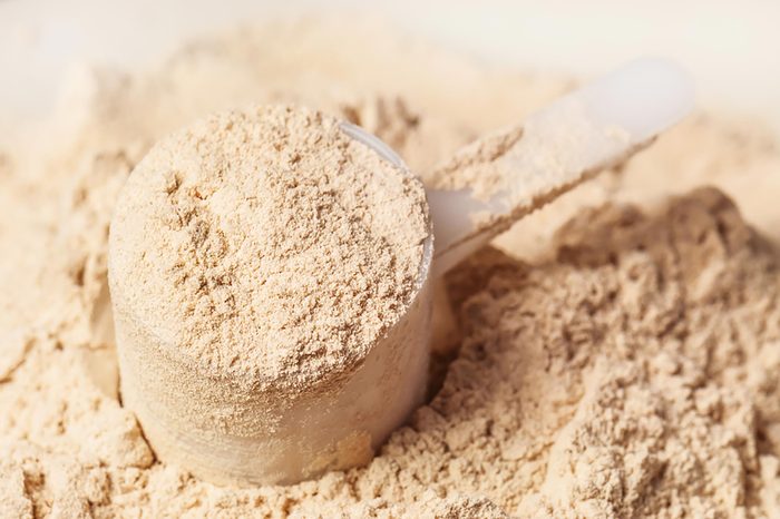 Protein powder.