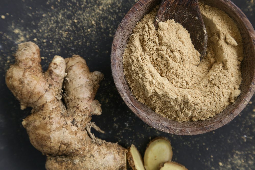 Ginger root and ginger powder